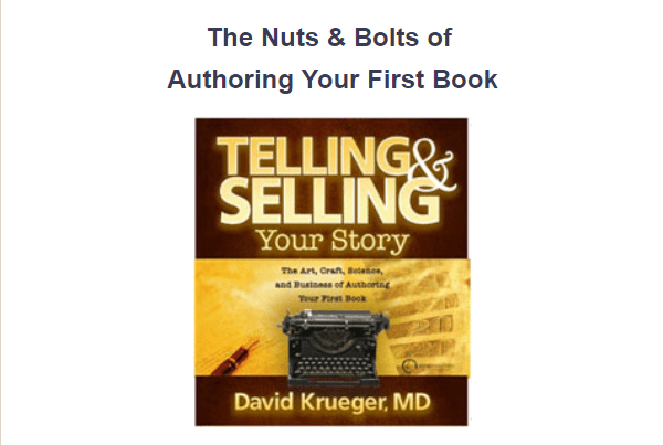 The Nuts and Bolts of Authoring Your First Book